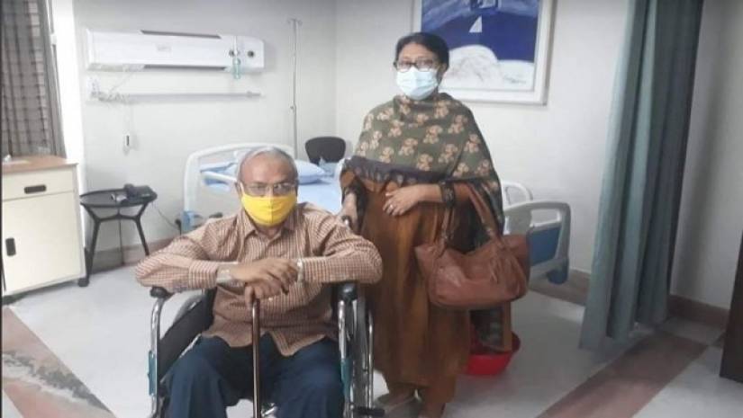 হাসপাতাল থেকে বাসায় ফিরলেন রিজভী 