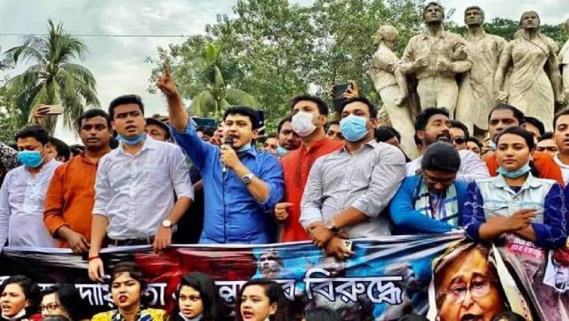 বঙ্গবন্ধুর ভাস্কর্য নিয়ে ধৃষ্টতা দেখালে জবাব দেবে ছাত্রলীগ