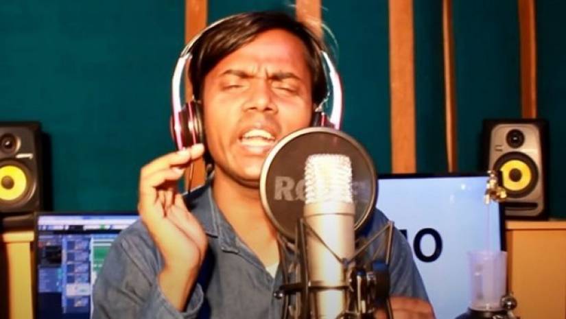 হিরো আলমের গান রেকর্ডের মুহূর্ত