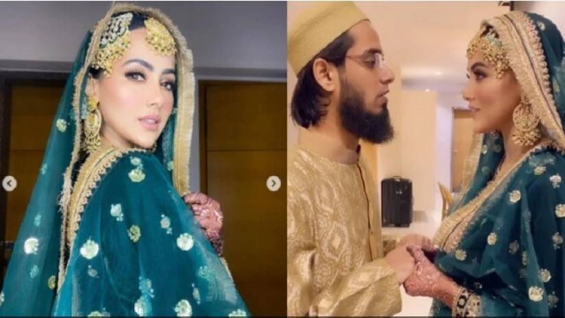 মুফতি আনাসকে বিয়ের পর সানা খানের নতুন ভিডিও ভাইরাল