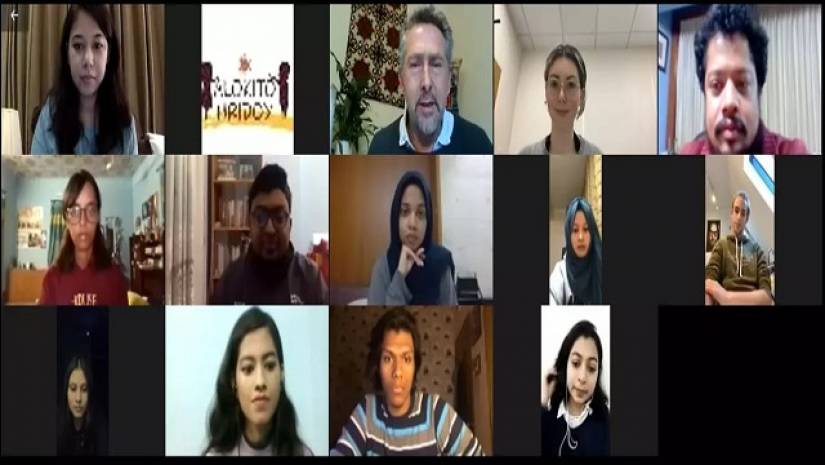 অনলাইন আলোচনায় শিক্ষার্থীদের শিক্ষাভাবনা