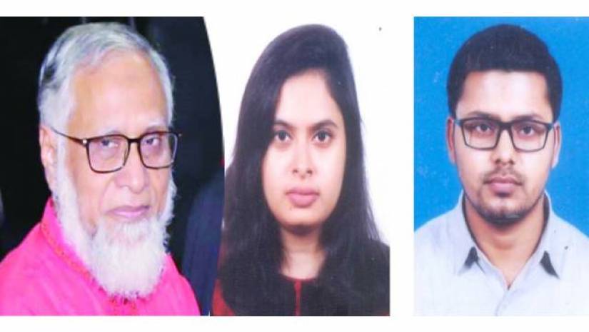 রাবি ভিসি, মেয়ে ও জামাতা