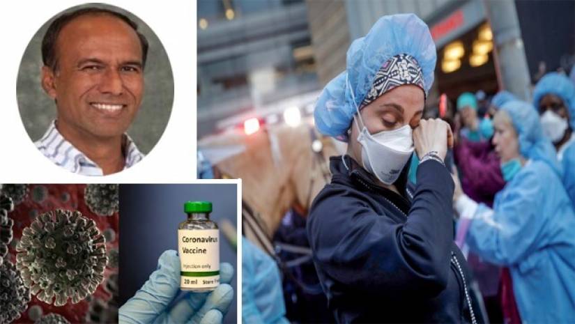 করোনাভাইরাসের পাঁচটি ভ্যাকসিন ব্যবহারের অনুমতি পেয়েছে। ইনসেটে লেখক জাহিদ দেওয়ান শামীম
