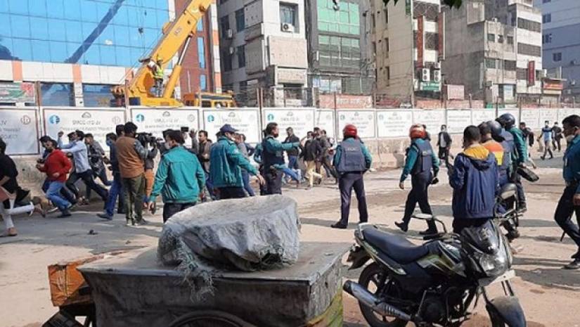 বিএনপির সমাবেশে নেতাকর্মীদের সঙ্গে পুলিশের সংঘর্ষ