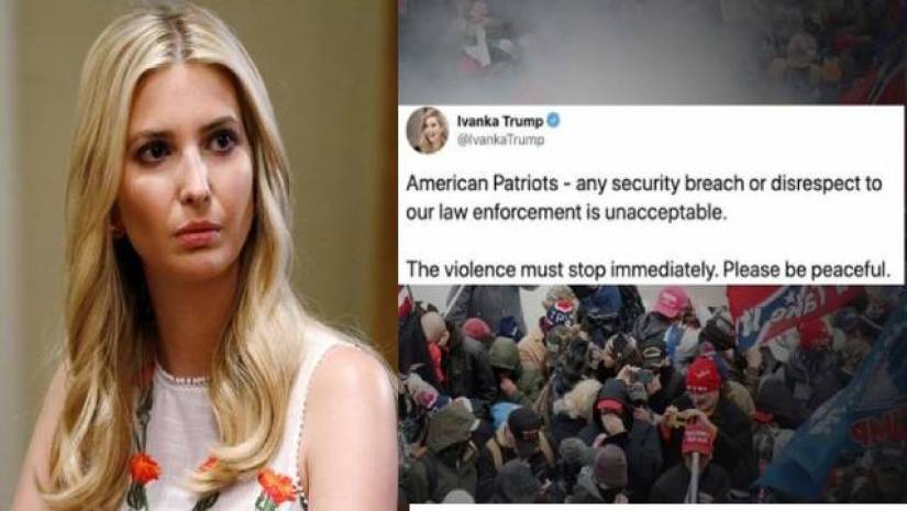 হামলাকারীদের ‘দেশপ্রেমিক’ আখ্যা ট্রাম্প কন্যার টুইট, বিতর্কের ঝড়