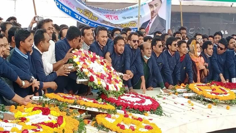 শহীদ জিয়ার জন্মবার্ষিকীতে ছাত্রদলের শ্রদ্ধা