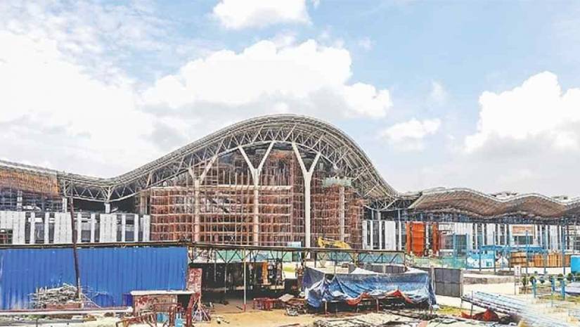 পূর্বাচলে নির্মিত বাণিজ্য মেলার স্থান