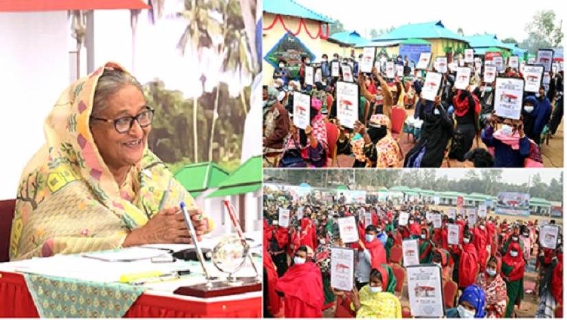 এটাই সবচেয়ে বড় উৎসব, গৃহহীনদের ঘর উপহার দিয়ে প্রধানমন্ত্রী