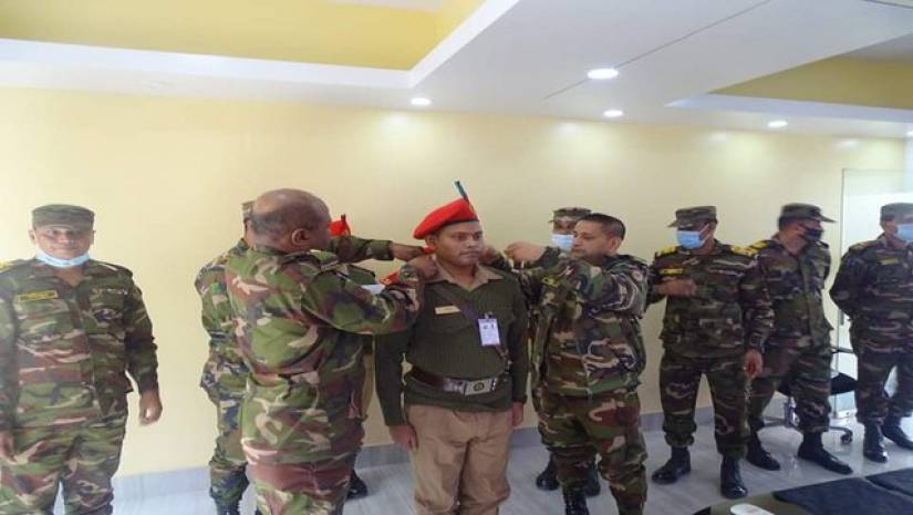 বিএনসিসির সর্বোচ্চ র‍্যাংক ‘সিইউও’ পেলেন জবি শিক্ষার্থী মামুন