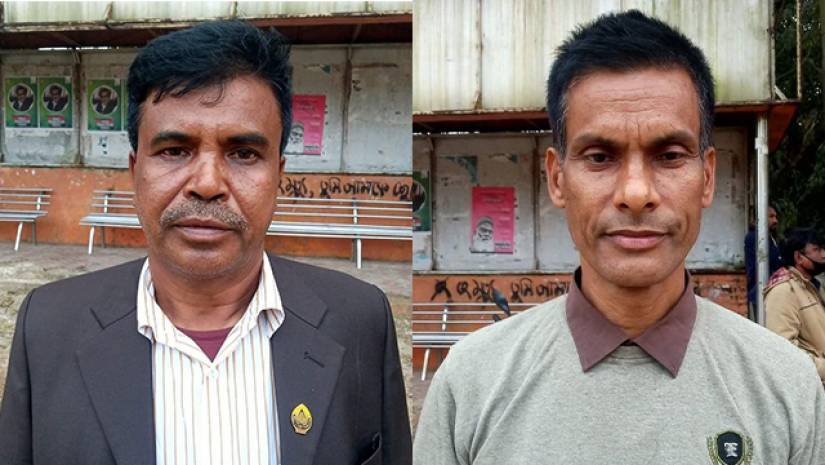 সভাপতি মো. শাহজাহান সিরাজ (বামে) ও সাধারণ মো. জাহাঙ্গীর আলম