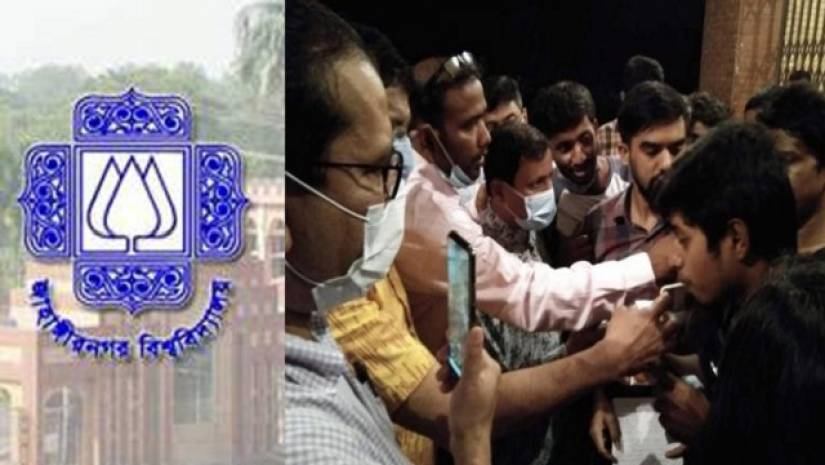 দাবি মানার আশ্বাসে অনশন ভাঙলেন জাবির ২ শিক্ষার্থী