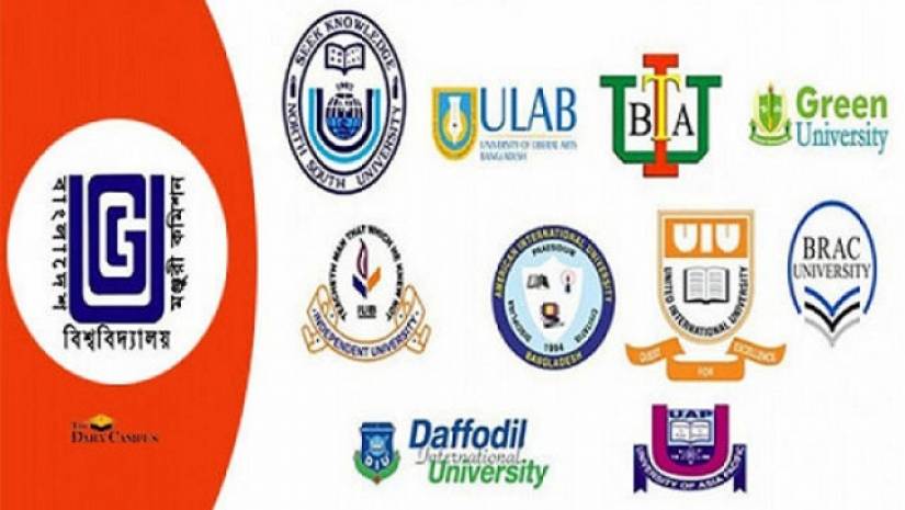 ইউজিসি ও বেসরকারি বিশ্ববিদ্যালয় লোগো