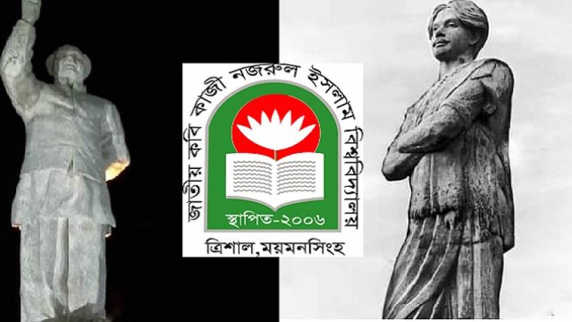 নির্মাণাধীন দুই ভাস্কর্য