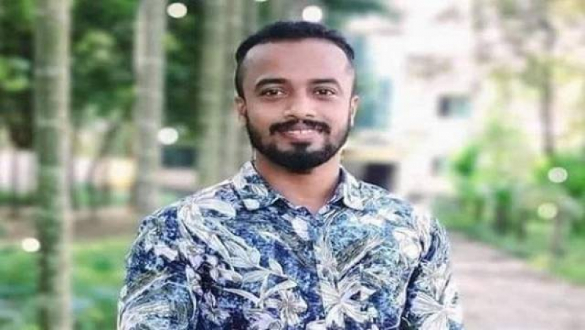 সড়কের পাশে পড়েছিল ছাত্রলীগ নেতা তাজগীরের মরদেহ