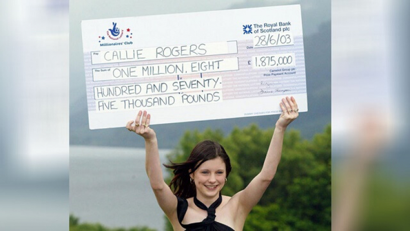 ১৬ বছর বয়সে জ্যাকপট জেতা ক্যালি রজার্স