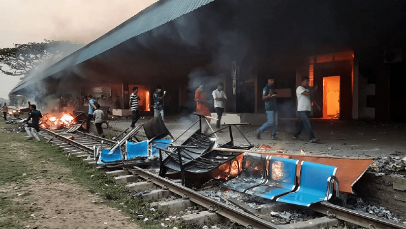 ছবিতে ব্রাহ্মণবাড়িয়ার তাণ্ডবচিত্র