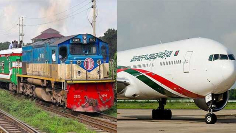লকডাউনে ৫ এপ্রিল থেকে বন্ধ ট্রেন-বিমান চলাচল