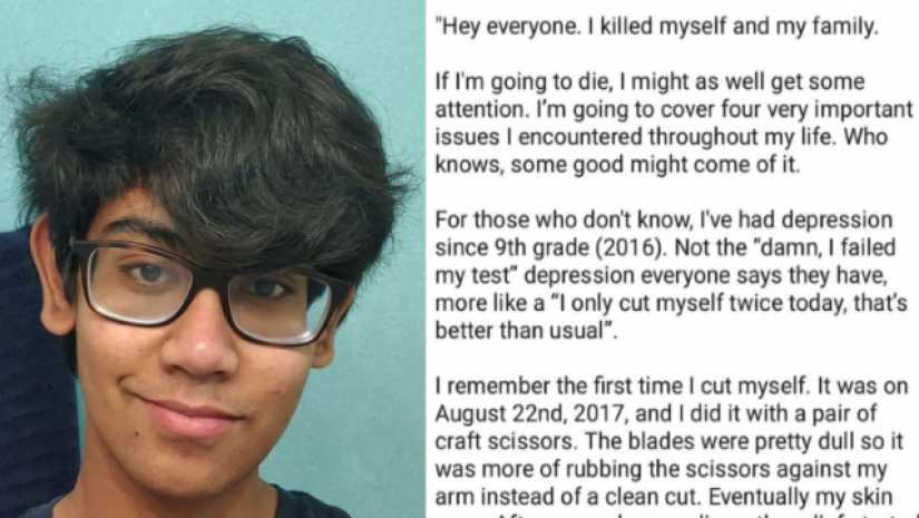 আমি খুন করব ছোটবোনকে আর ভাই করবে বাবা-মাকে, এরপর আত্মহত্যা