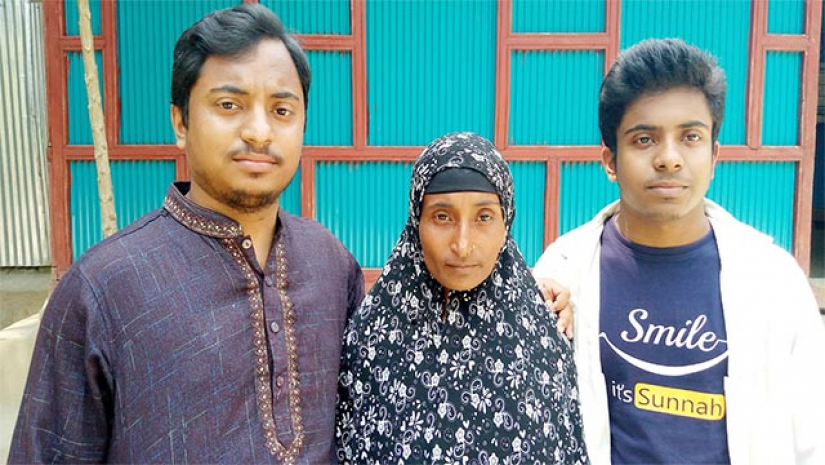 পরিবারের সাথে মিরাজ