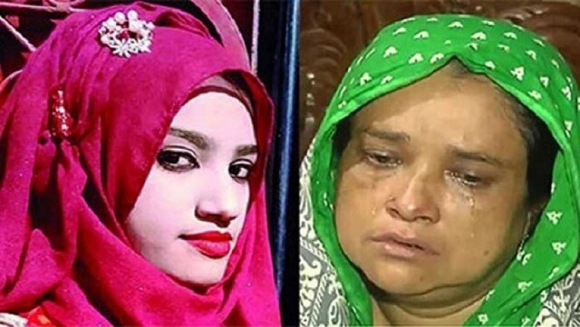 হত্যার শিকার নুসরাত জাহান ও তার মা শিরিনা আক্তার