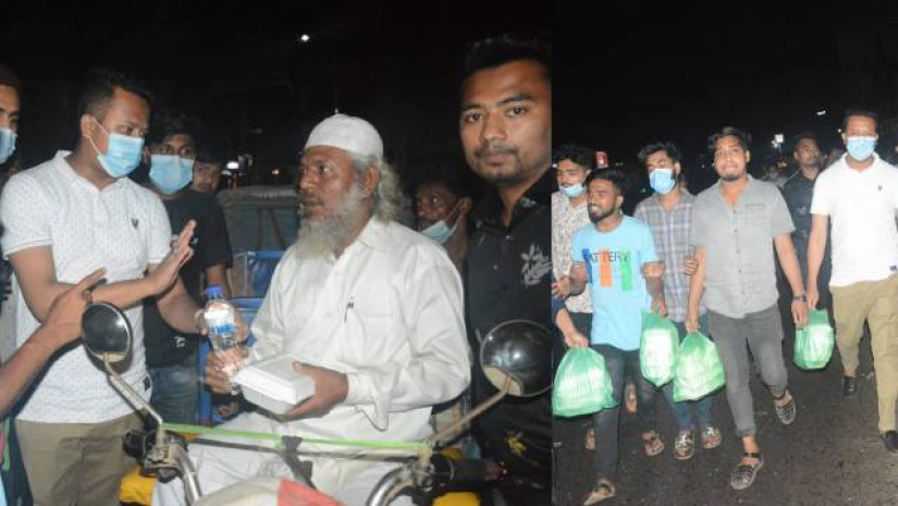 সেহেরি নিয়ে সুবিধাবঞ্চিতদের পাশে লোহাগাড়া উপজেলা ছাত্রলীগ