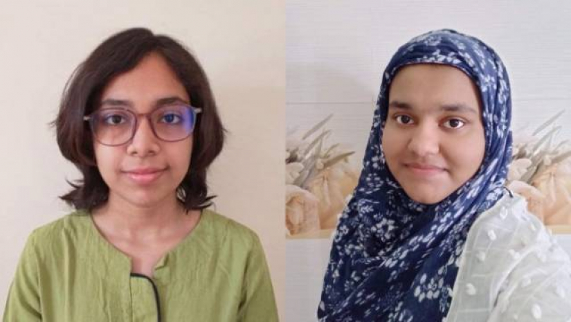 নুজহাত আহমেদ দিশা ও রায়ান বিনতে মোস্তফা অমি