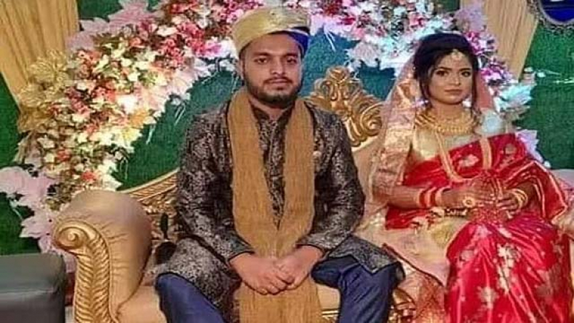 আগুনে দগ্ধ নবদম্পতি 