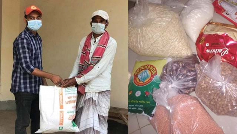 জাবিতে নিম্ন আয়ের মানুষের মাঝে ইফসা’র ইফতার সামগ্রী বিতরণ