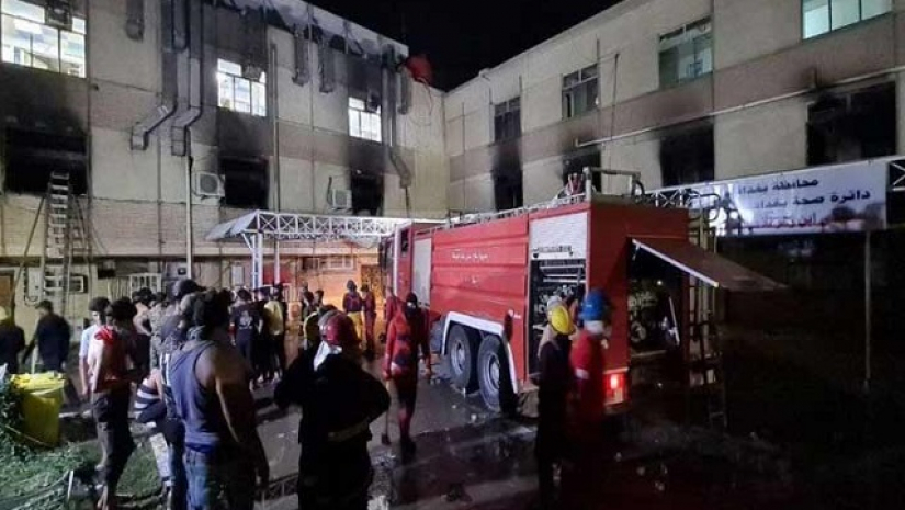 ইরাকে করোনা হাসপাতালে আগুনে ২৭ জনের মৃত্যু