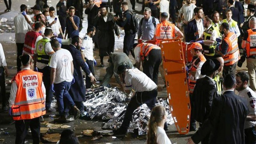 ইসরায়েলে ধর্মীয় অনুষ্ঠানে পদদলিত হয়ে নিহত ৩৮