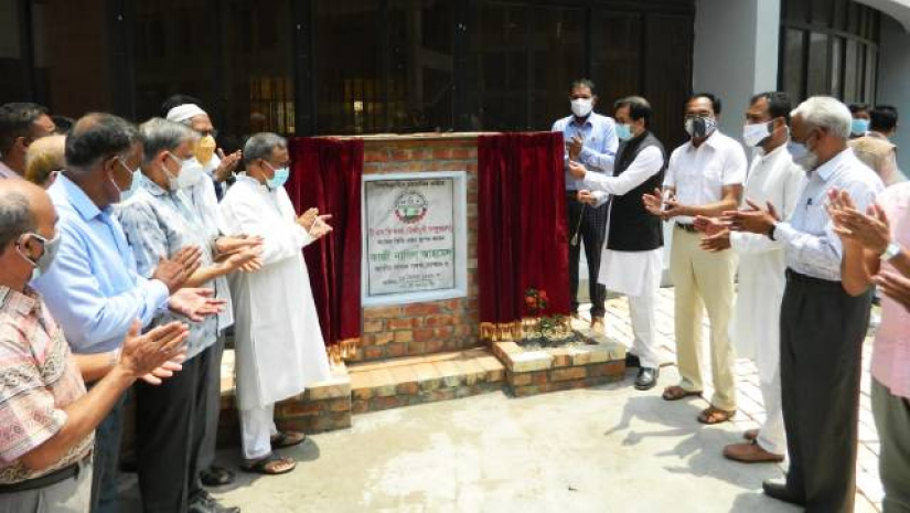 যবিপ্রবি টিএসসির ঊর্ধ্বমুখী সম্প্রসারণ নির্মাণকাজের উদ্বোধনী অনুষ্ঠান