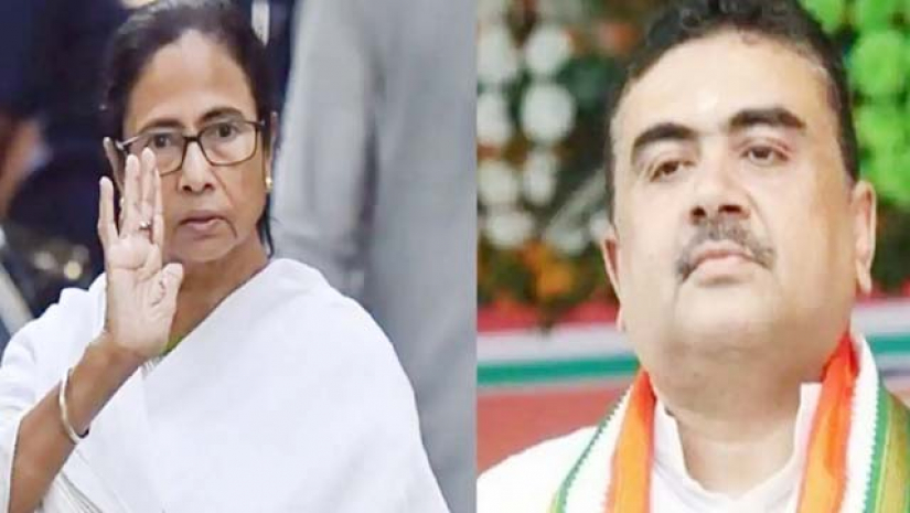  মমতা ব্যানার্জি ও শুভেন্দু