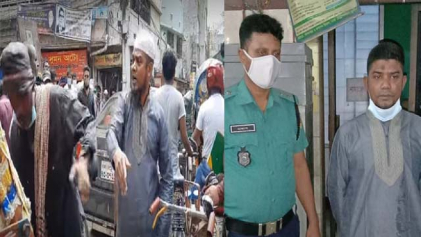 ‌বংশালে রিকশাওয়ালাকে মারধরকারী সেই ব্যক্তি আটক