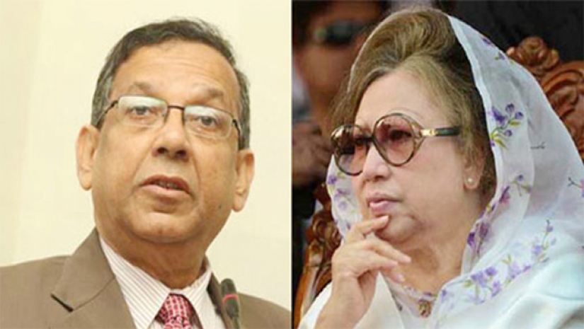 আইনমন্ত্রী আনিসুল হক ও খালেদা জিয়া