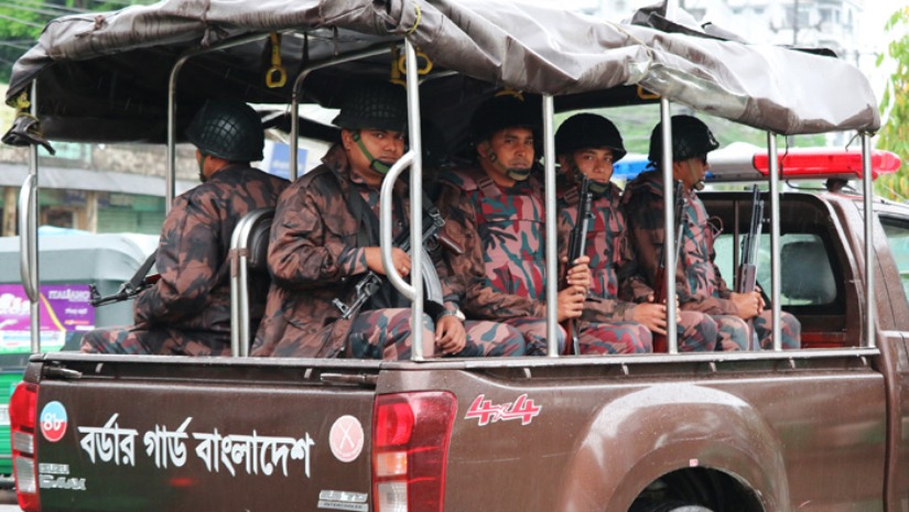 শিমুলিয়া ও পাটুরিয়া ফেরি ঘাটে বিজিবি মোতায়েন