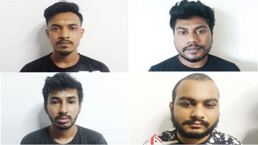 অনলাইনে জুয়া পরিচালনার অভিযোগে গ্রেপ্তার চার বিশ্ববিদ্যালয় ছাত্র
