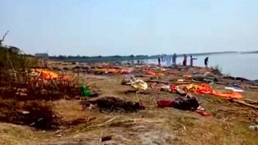 গঙ্গা-যমুনা দিয়ে বয়ে চলেছে সারি সারি লাশ!