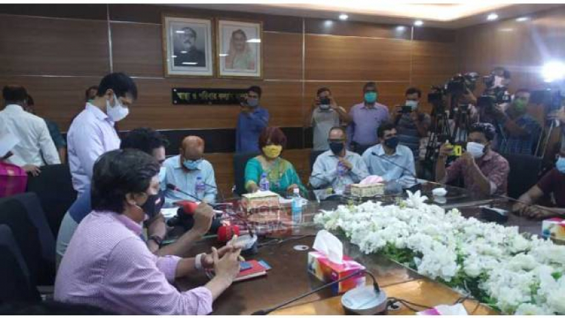 স্বাস্থ্য মন্ত্রণালয়ে ব্রিফিং করার কথা থাকলেও করতে পারেনি