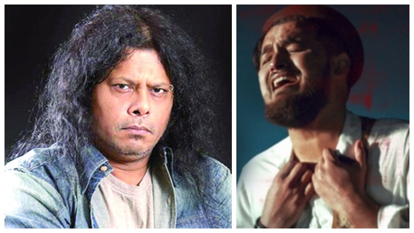 সংগীতশিল্পী জেমস (বাঁয়ে) ও নোবেল