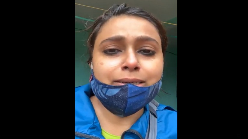 ইয়াসের কবল থেকে প্রাণে বেঁচে ফিরে ফেসবুক লাইভে আসেন কলকাতা টিভির সঞ্চালিকা সুচন্দ্রিমা দত্ত