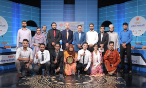 ‘ইউসিবি ছায়া সংসদ’ বিতর্ক প্রতিযোগিতায় চ্যাম্পিয়ন এনইউবি