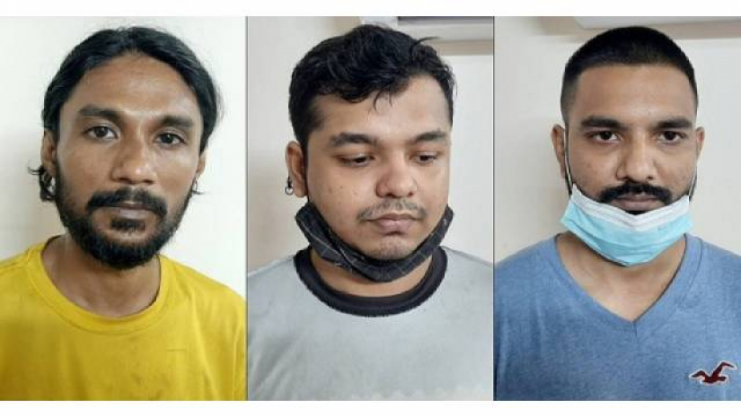 গ্রেপ্তার তিনজন