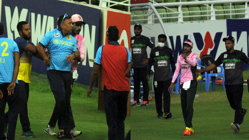 খালেদ মাহমুদ সুজন ও সাকিব আল হাসান একে অপরের প্রতি ক্ষিপ্ত হলে আবাহনী-মোহামেডানের ক্রিকেট ম্যাচে উত্তপ্ত পরিস্থিতি সৃষ্টি হয়