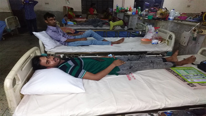 রংপুর মেডিকেলে চিকিৎসাধীন রিয়াদ এবং রাশেদ