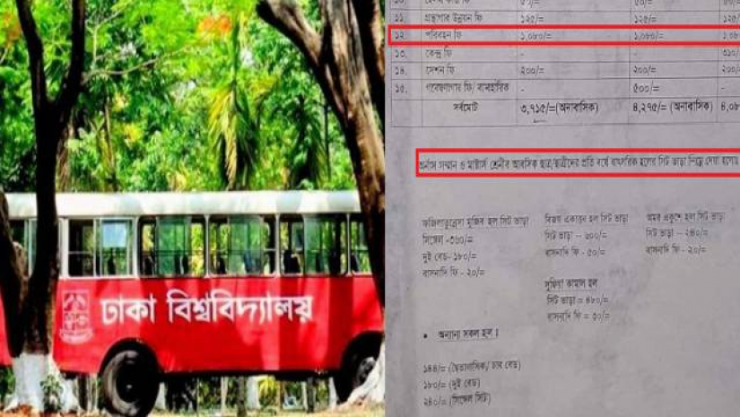 বন্ধ ক্যাম্পাসেও দিতে হবে সিটভাড়া ও পরিবহন ফি