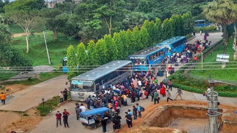 কুবি ক্যাম্পাসে বিভাগীয় শহরগুলোর উদেশ্যে বাস সার্ভিস চালু