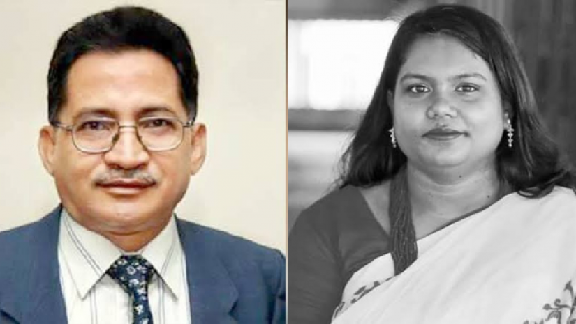 অধ্যাপক কাজী শহীদুল্লাহ ও সাঈদা নাসরিন