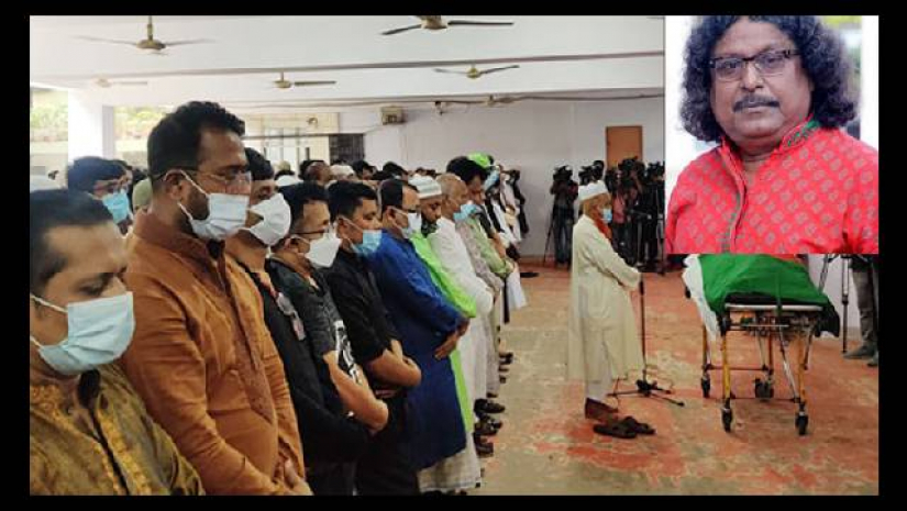 গণসংগীতশিল্পী ফকির আলমগীরের জানাজা সম্পন্ন