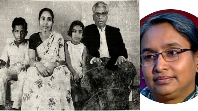 ছোটবেলায় বাবার সঙ্গে শিক্ষামন্ত্রী