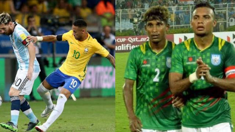পেছাল বাংলাদেশ, এগিয়েছে ব্রাজিল ও আর্জেন্টিনা